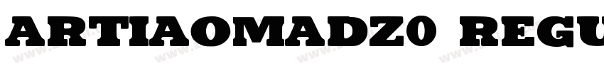 ARTIAOMADZ0 Regular字体转换